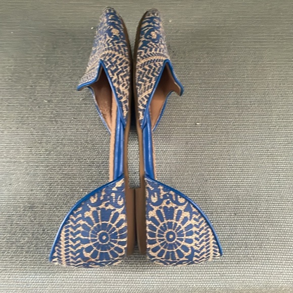 Y2K blue and Cream D’orsey mandala shoes - Picture 6 of 7